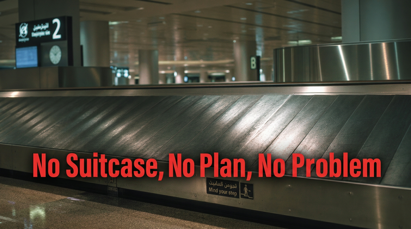 No Suitcase, No Plan, No Problem